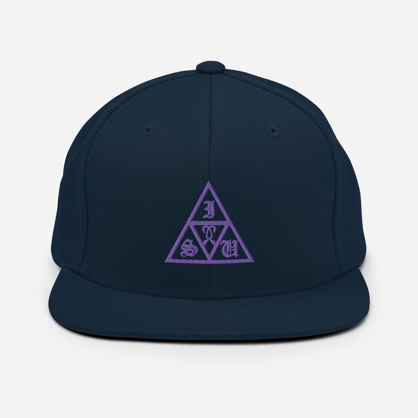 Purple Delta Sabiki Snapback Hat.