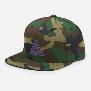 Purple Delta Sabiki Snapback Hat