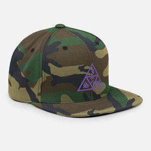 Purple Delta Sabiki Snapback Hat