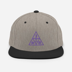 Purple Delta Sabiki Snapback Hat