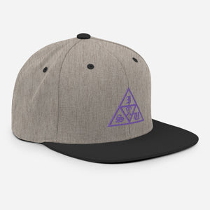 Purple Delta Sabiki Snapback Hat