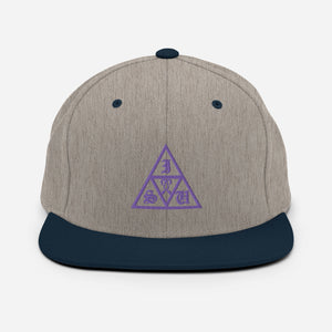 Purple Delta Sabiki Snapback Hat