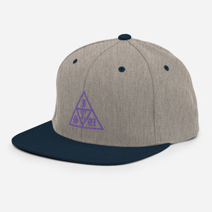 Purple Delta Sabiki Snapback Hat