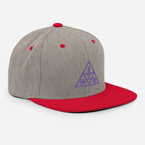 Purple Delta Sabiki Snapback Hat