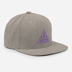 Purple Delta Sabiki Snapback Hat