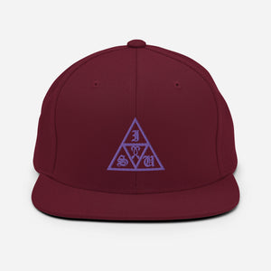 Purple Delta Sabiki Snapback Hat