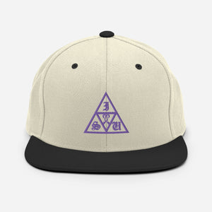 Purple Delta Sabiki Snapback Hat