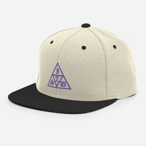 Purple Delta Sabiki Snapback Hat