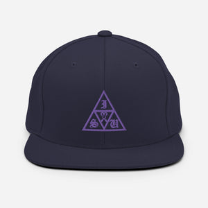 Purple Delta Sabiki Snapback Hat