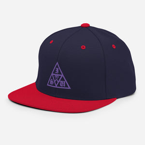 Purple Delta Sabiki Snapback Hat