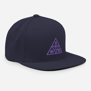 Purple Delta Sabiki Snapback Hat