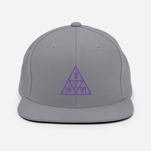 Purple Delta Sabiki Snapback Hat