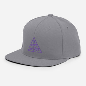 Purple Delta Sabiki Snapback Hat