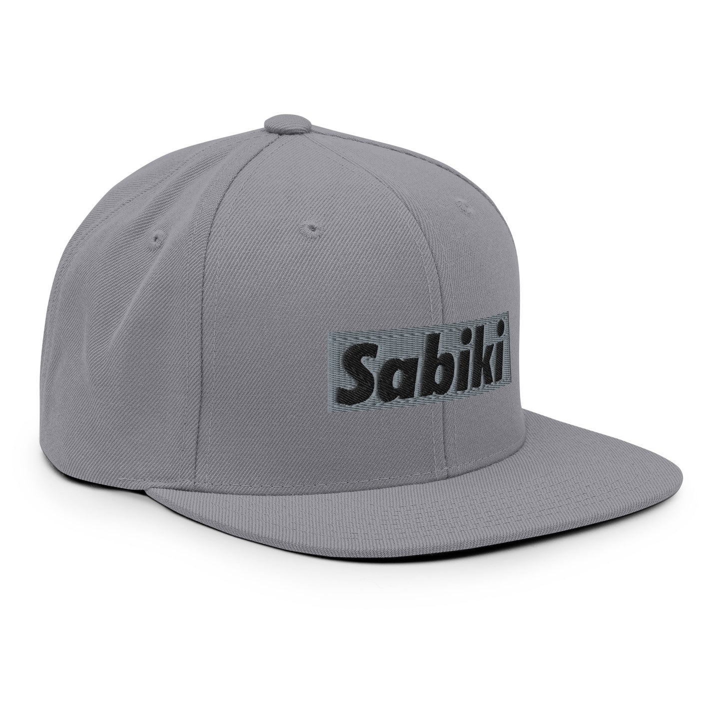 Silver Sabiki Box Snapback Hat