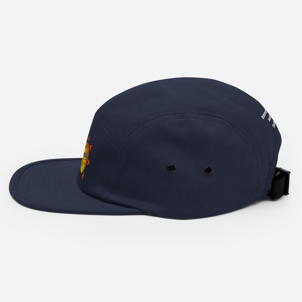 Moon & Sun Five Panel Cap.
