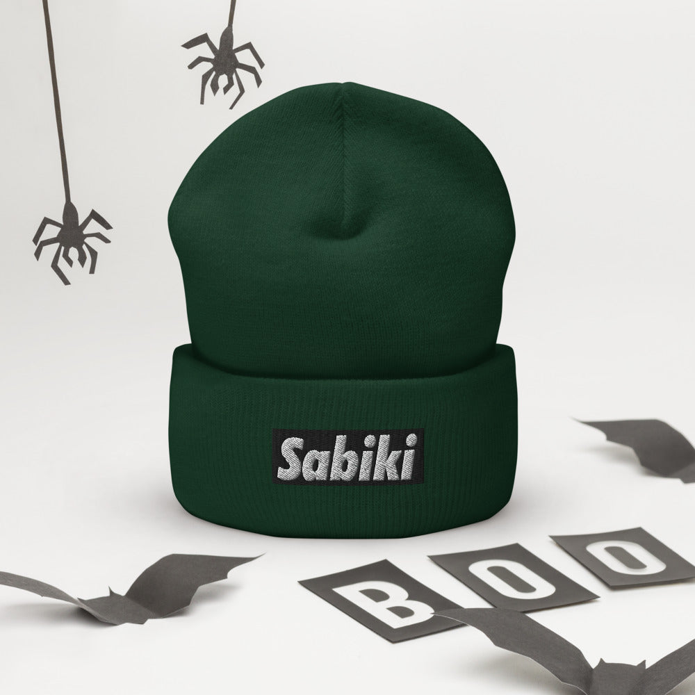 Black Sabiki box Beanie