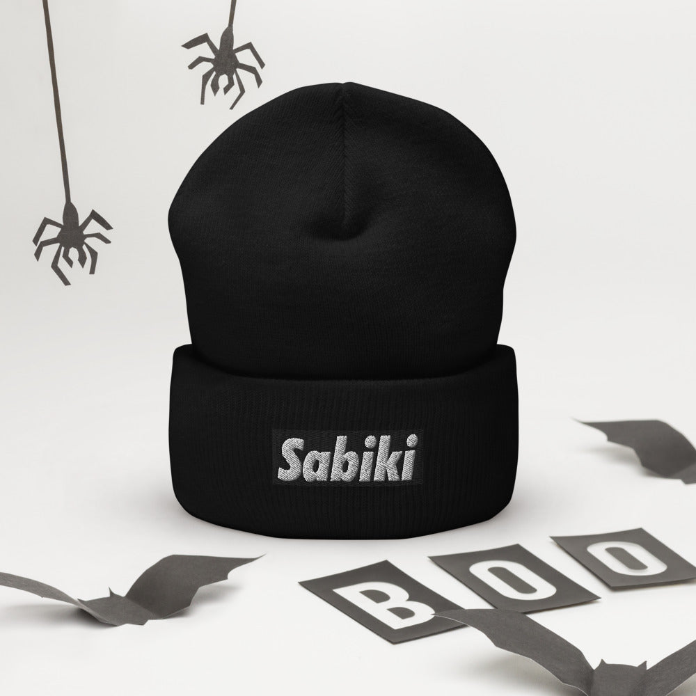 Black Sabiki box Beanie.