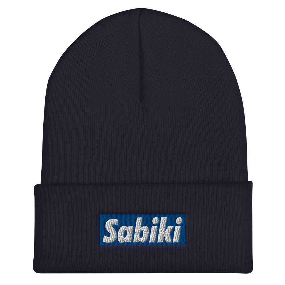 Blue Sabiki box Beanie.