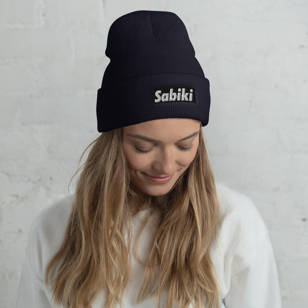 Black Sabiki box Beanie