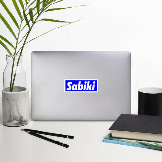 SABIKI BOX stickers.