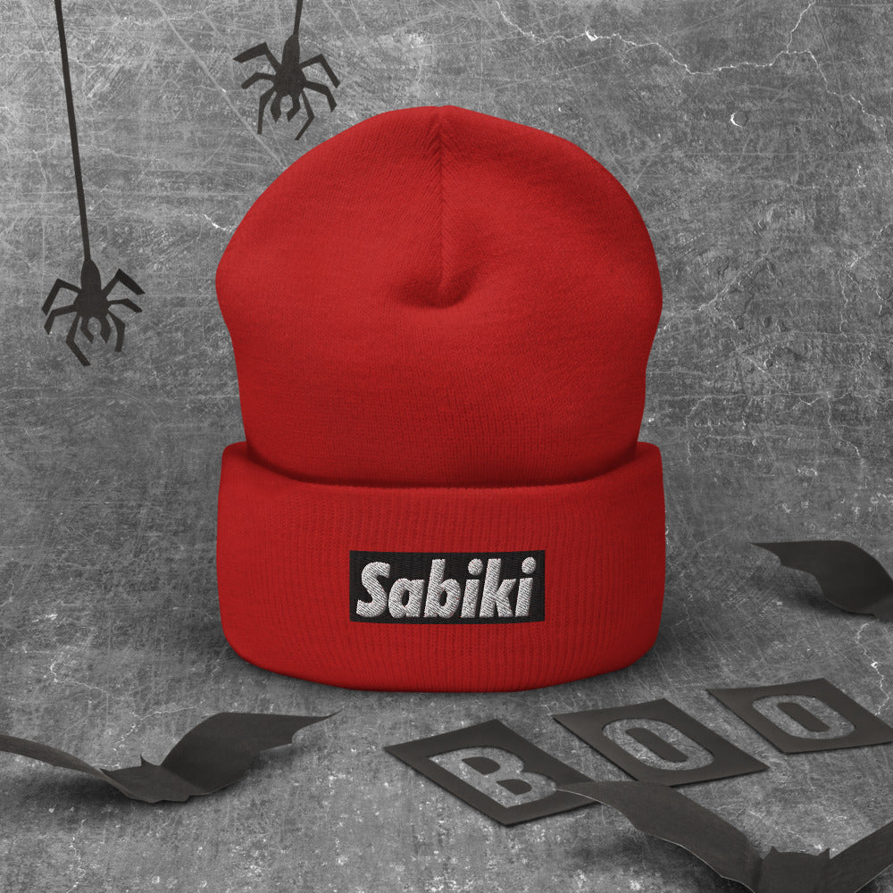 Black Sabiki box Beanie