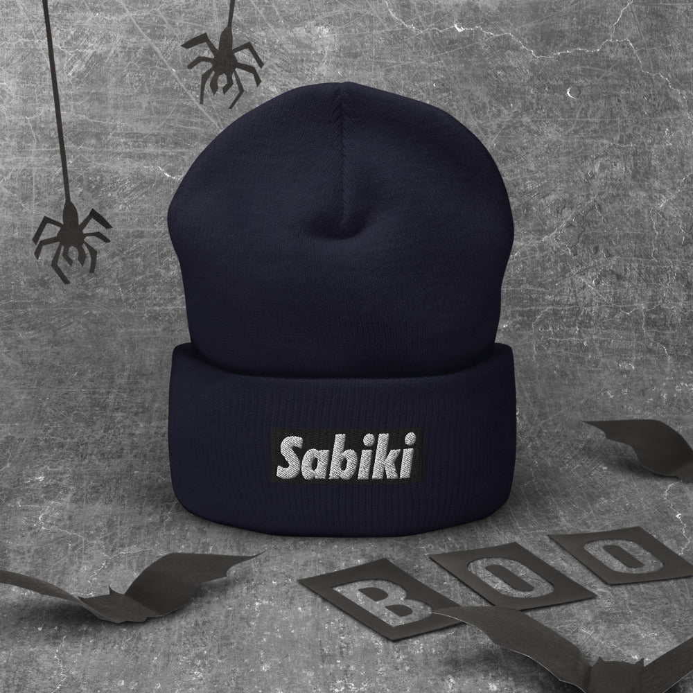 Black Sabiki box Beanie.