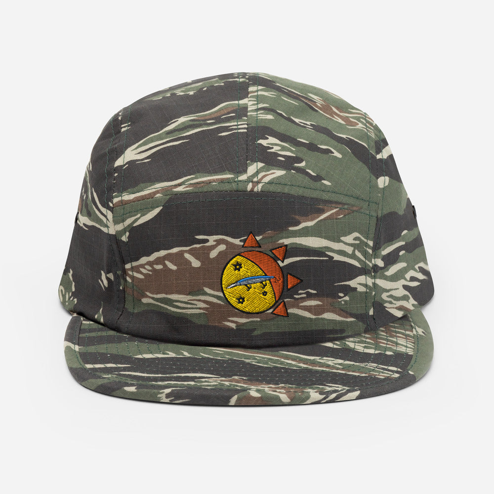 Moon & Sun Five Panel Cap.