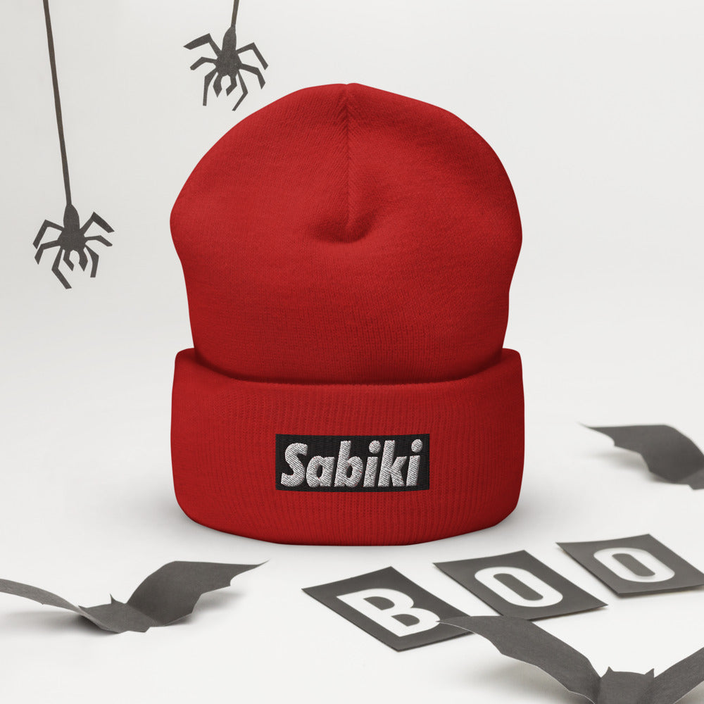 Black Sabiki box Beanie.