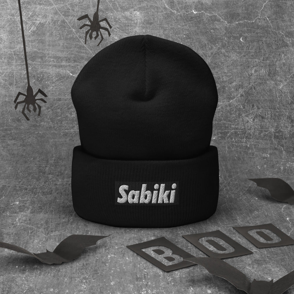 Black Sabiki box Beanie.