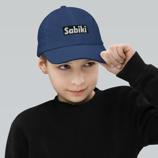 Black Sabiki box Youth baseball cap.