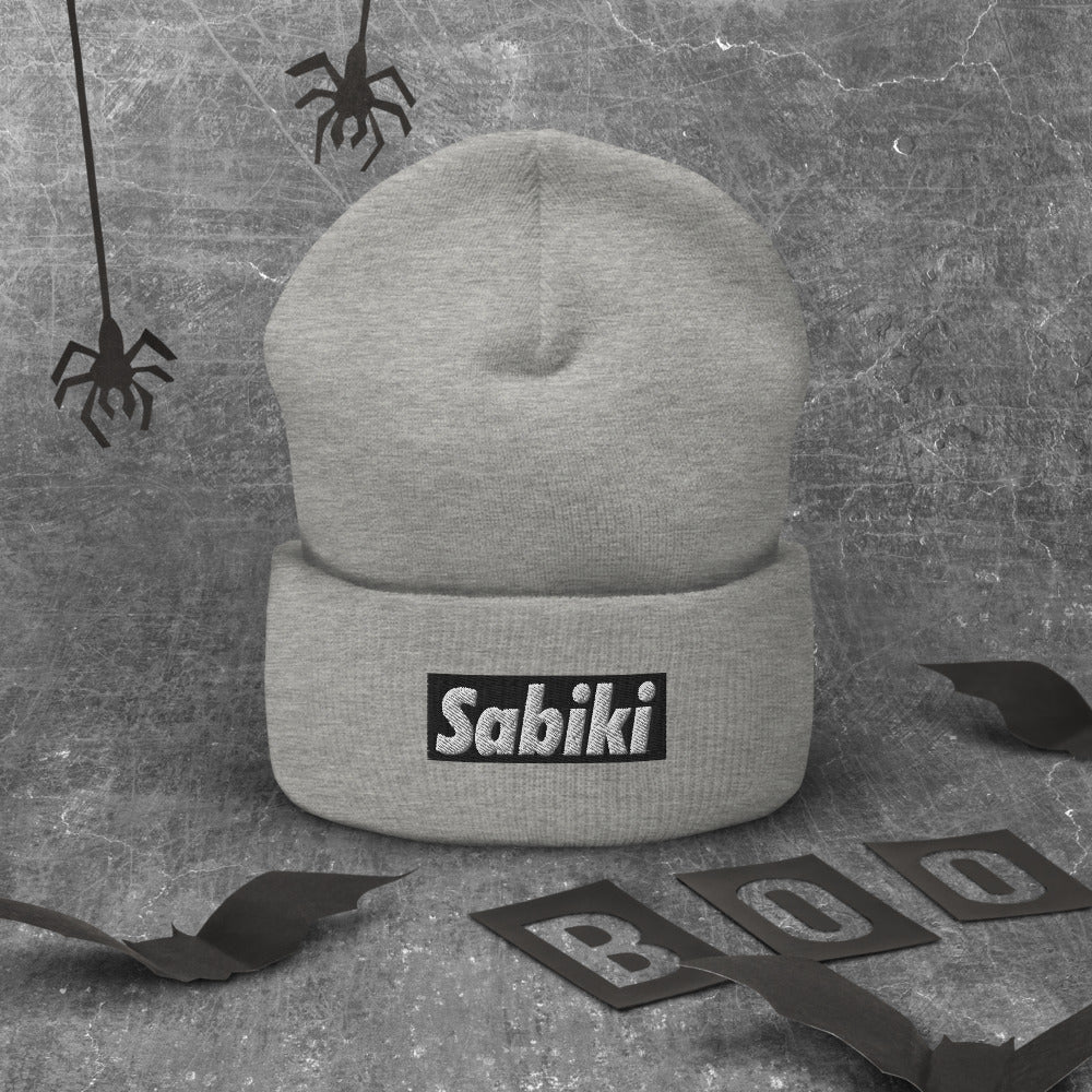 Black Sabiki box Beanie.