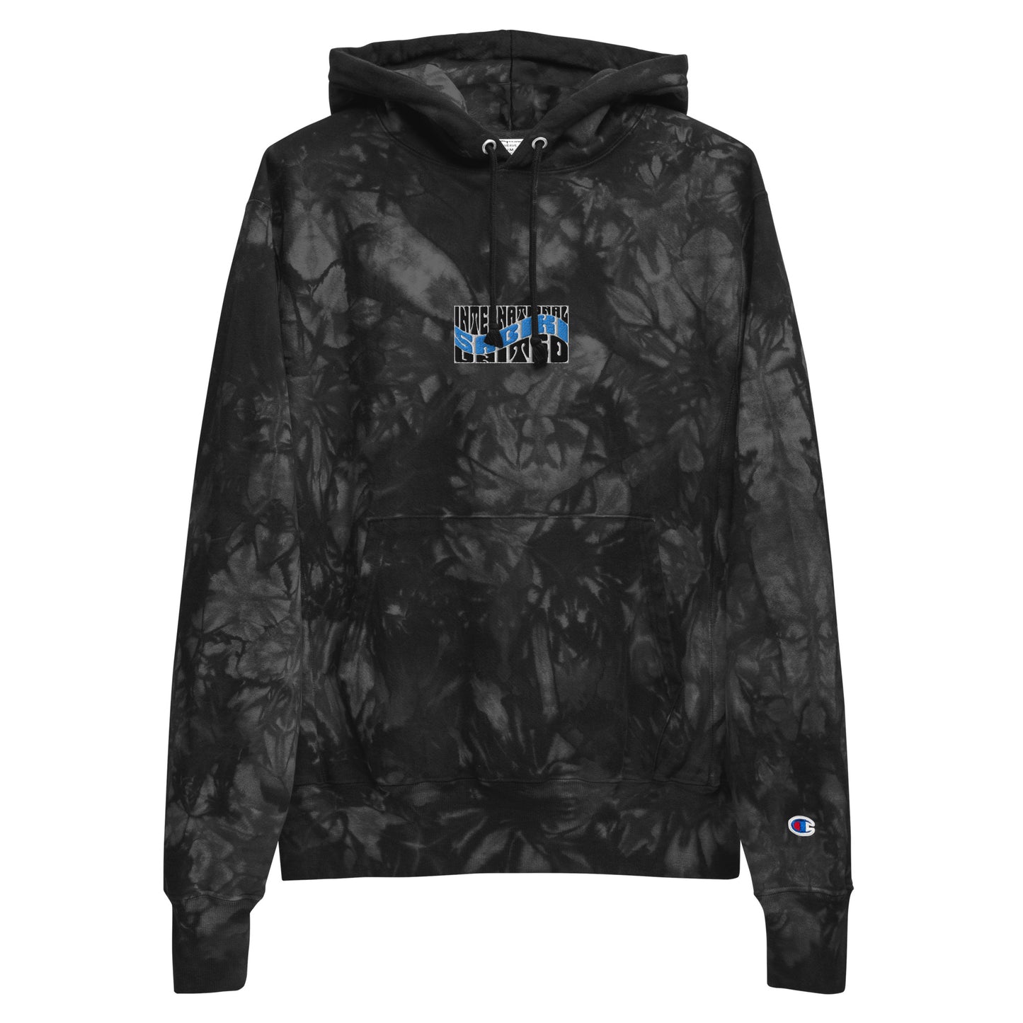 Sabiki Unisex Champion tie-dye hoodie.