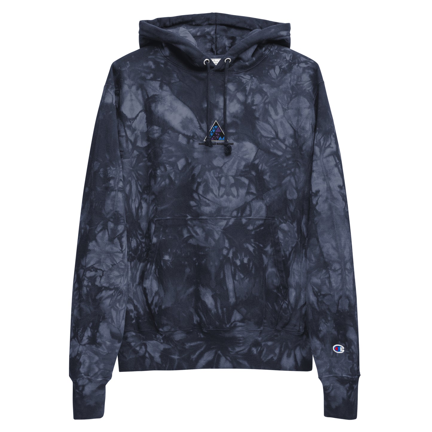 SABIKI Delta Unisex Champion tie-dye hoodie.