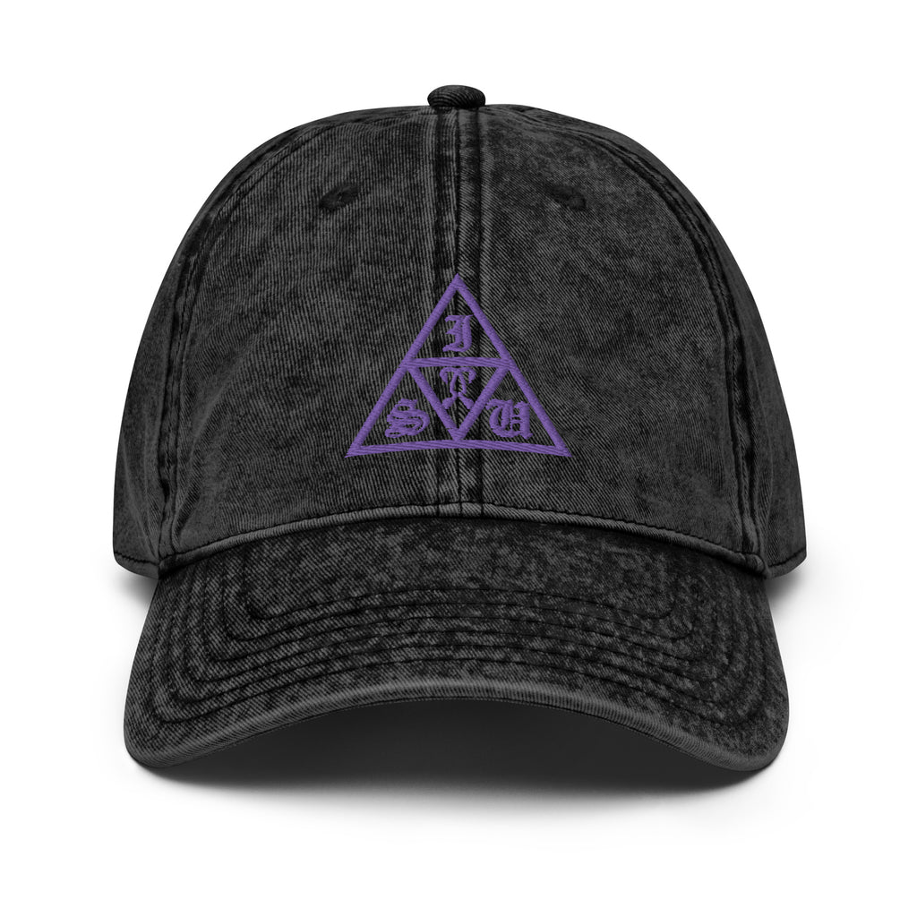 Purple Delta Vintage Cotton Twill Cap