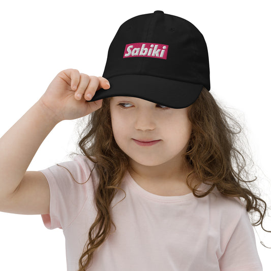 Pink Sabiki box Youth baseball cap.