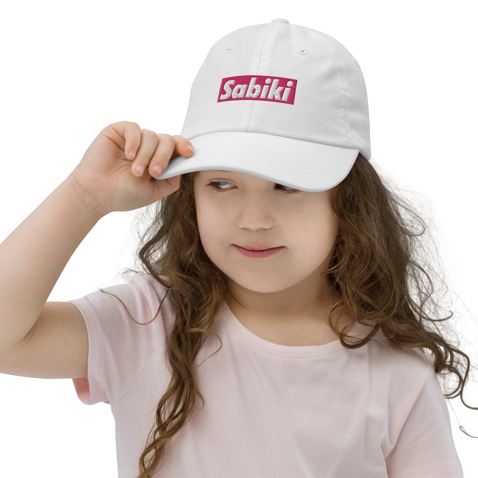 Pink Sabiki box Youth baseball cap